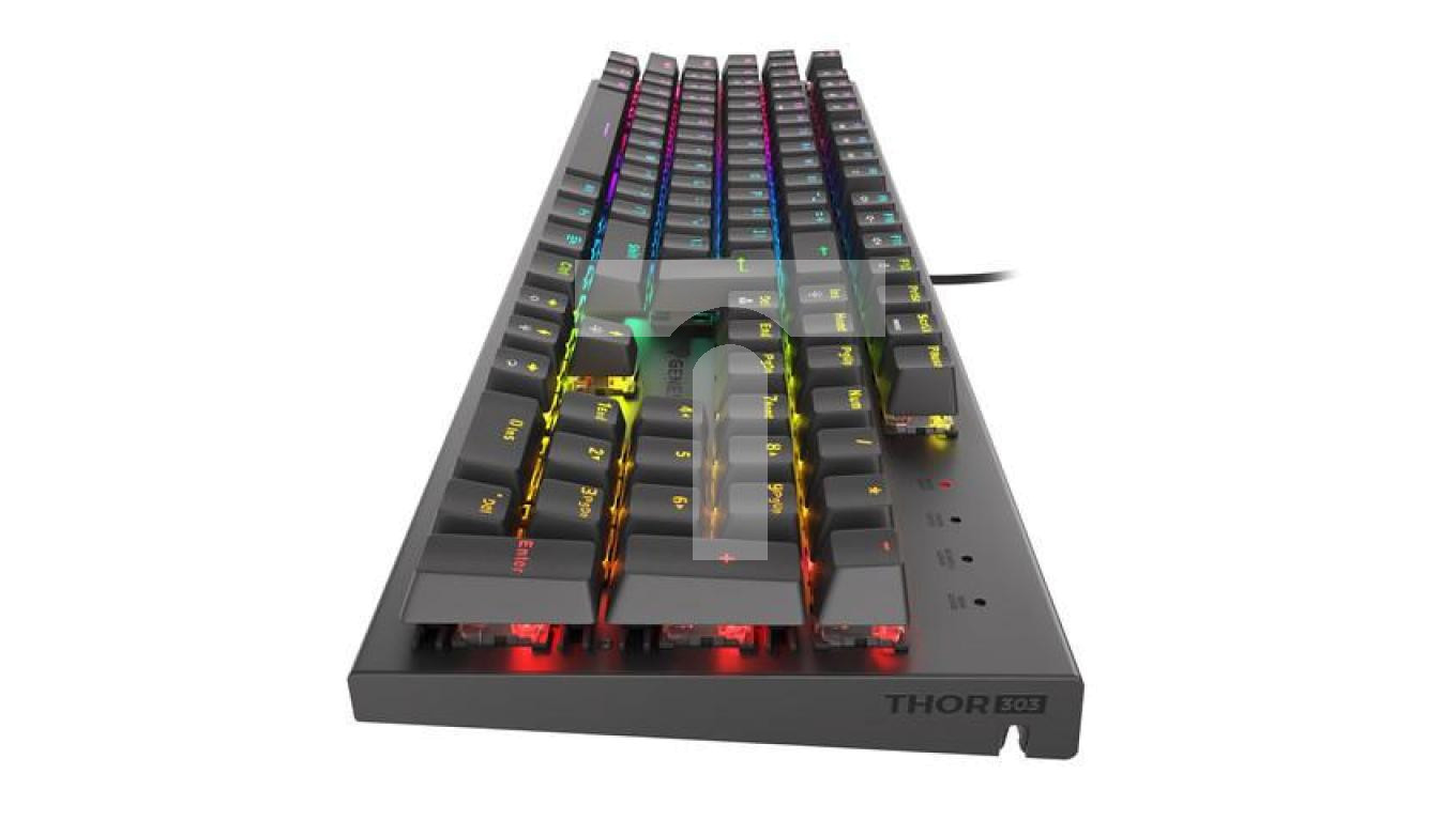 Klawiatura Dla Graczy Genesis Thor Us Pod Wietlenie Rgb Mechaniczna Red Switch Hot Swap