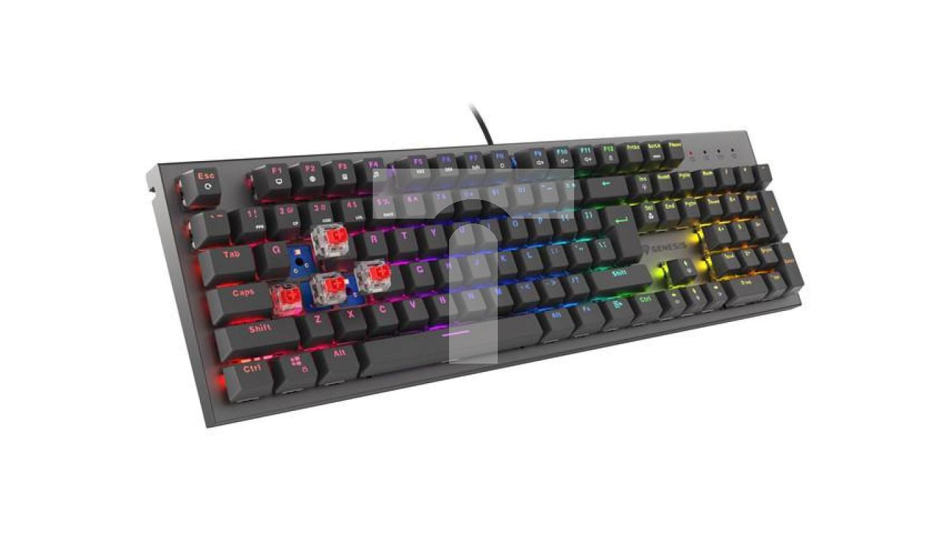Klawiatura Dla Graczy Genesis Thor Us Pod Wietlenie Rgb Mechaniczna Red Switch Hot Swap