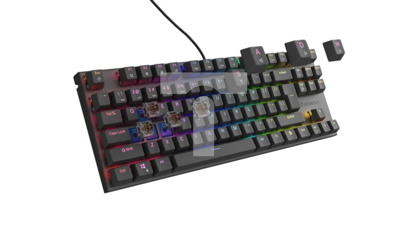 Klawiatura Dla Graczy Genesis Thor Tkl Us Pod Wietlenie Rgb Mechaniczna Czarna Hot Swap Nkg