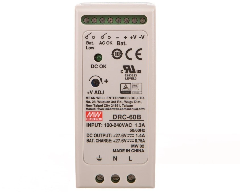 Zasilacz buforowy 90-264V AC / 27,6V DC 1,4A 59,34W DRC-60B