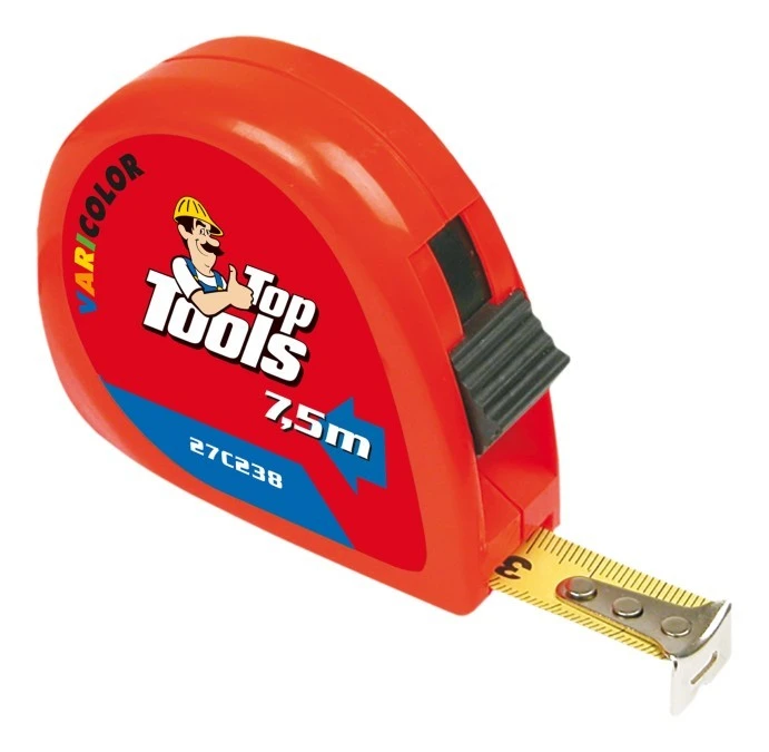 Miara zwijana stalowa 7.5 m x 25 mm 27C238 – TOP TOOLS | TIM SA