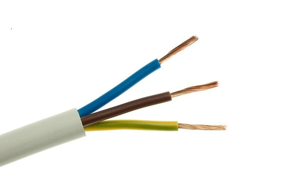 (1 disc) H03VV-F residential cable (OMY) 3x0.5 yellow /25m/