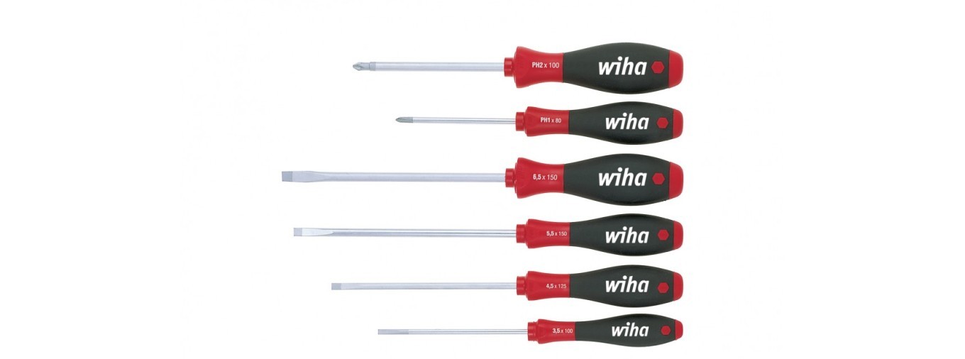 Wiha SoftFinish® SL/PZ Screwdriver Set, 6 Piece - Image 11