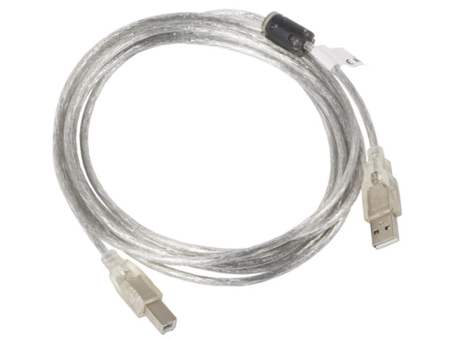 Przewód adapter USB 2.0 HighSpeed 1,8m ferryt USB-A - USB-B ...