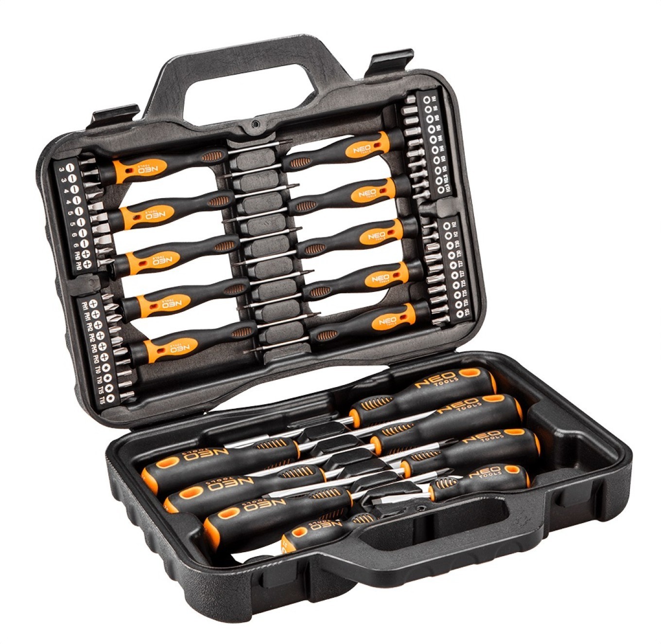 Screwdriver and Screwdriver Tips Set 10 Screwdrivers 04-211