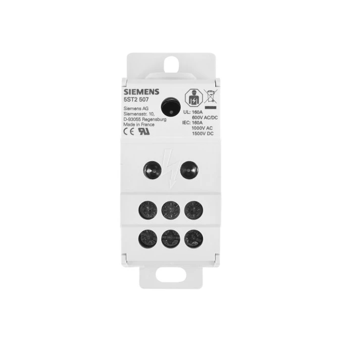 Blok rozdzielczy 160A 1P 690V 1x10-70mm2 6x2,5-16mm2 DIN 5ST2507 ...