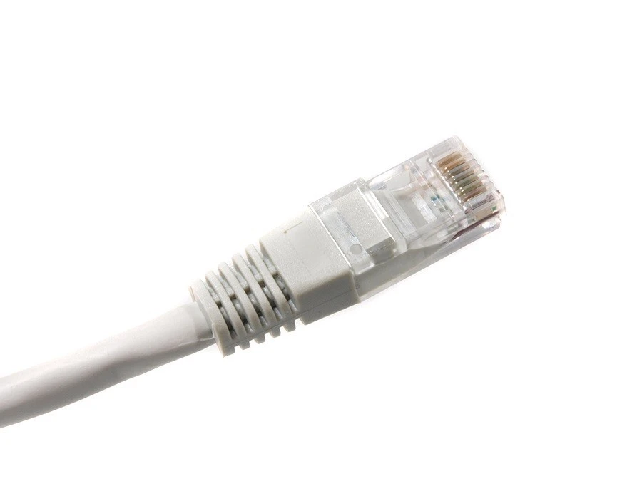 Przewód, kabel patchcord UTP 5e wtyk-wtyk 0,5m szary Maclean MCTV-646 ...