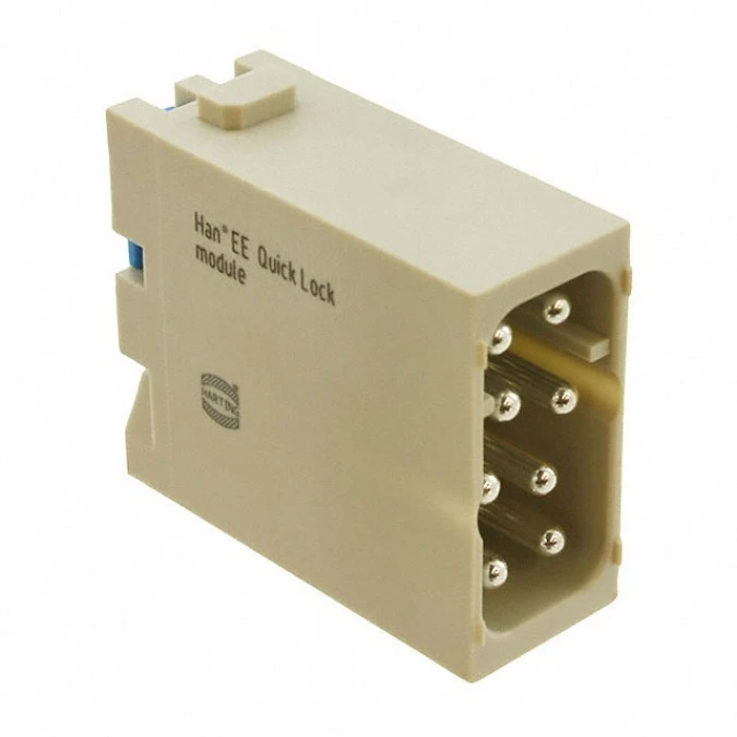 Moduł Han EE 8 pinów Quick-Lock 0,5-2,5mm2 męski 400V 16A Han Modular ...