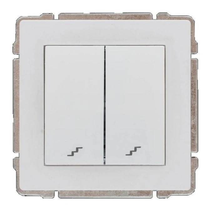 KOS66 Łącznik schodowy podwójny biały 660419 – KOS-ELEKTRO SYSTEM | TIM SA