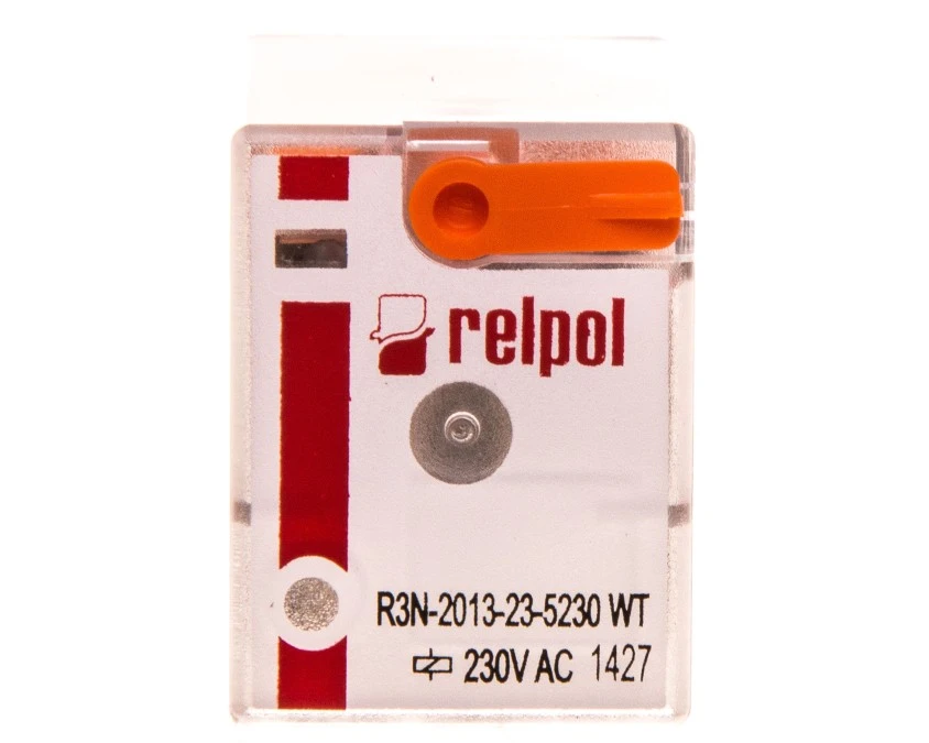 Przekaźnik przemysłowy 3P 230V AC AgNi R3N-2013-23-5230-WT – RELPOL ...