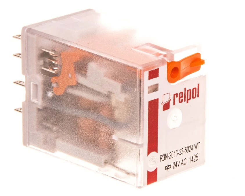 Przekaźnik przemysłowy 3P 24V AC AgNi R3N-2013-23-5024-WT 861008 ...