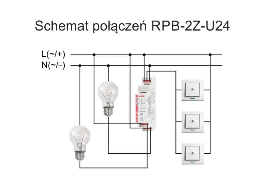 Przekaźnik bistabilny 2Z 8A 24VAC/DC RPB-2Z-U24 864385 – RELPOL Żary ...