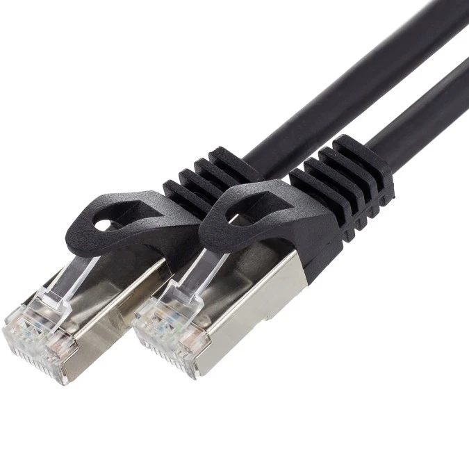 Patchcord S/FTP kat.6A PiMF kabel sieciowy LAN 2x RJ45 PoE
