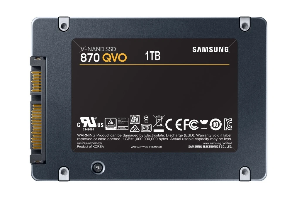 SAMSUNG 870 QVO MZ-77Q1T0B/IT 1TB 2.5インチ SAMSUNG 870 QVO SATA III 2,5