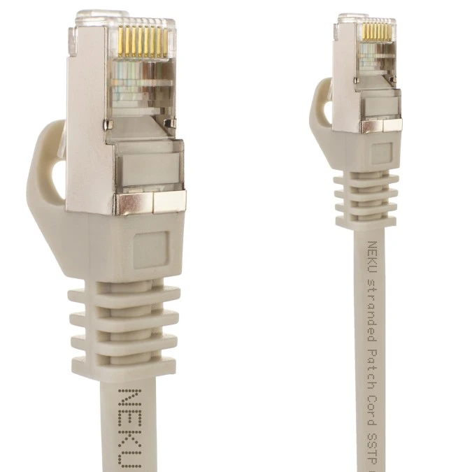Patchcord S/FTP kat.7 PiMF kabel sieciowy LAN 2x RJ45 linka