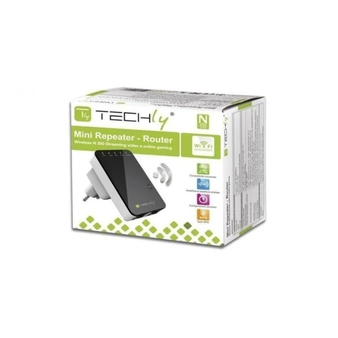Bezprzewodowy, dogniazdkowy mini router 2,4GHz 802.11n / wzmacniacz ...