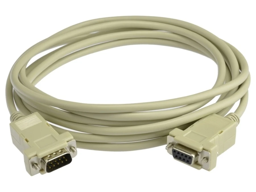 Kabel przedłużacz szeregowy RS-232 (D-Sub 9-pin) bez