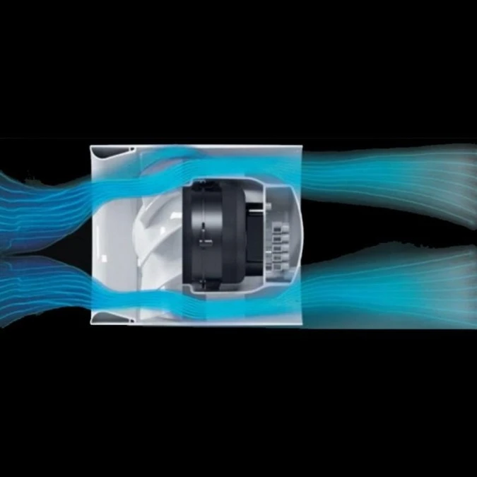 Vents QuietLine-k / 100 / 125 / Standard (without Timer) / Timer / Delay Function / Incl. Mounting Bracket / Exhaust Air (100 Standard