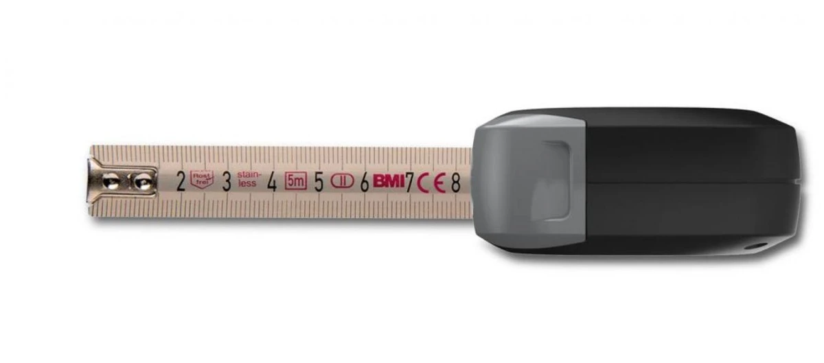 Profesjonalna miara stalowa samozwijalna BMI VARIO 5 m nierdzewna – BMI ...
