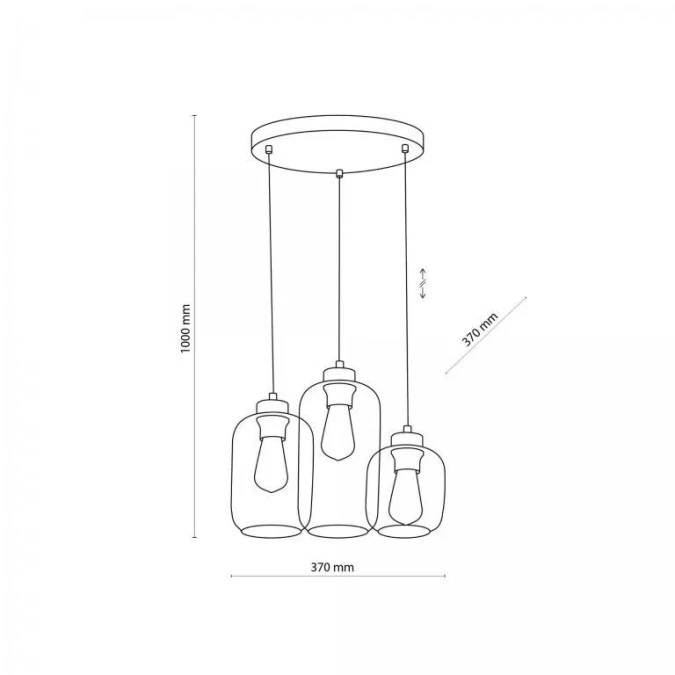 Lampa wisząca MARCO GREEN 3PŁ 3325 TK Lighting – TK Lighting | TIM SA