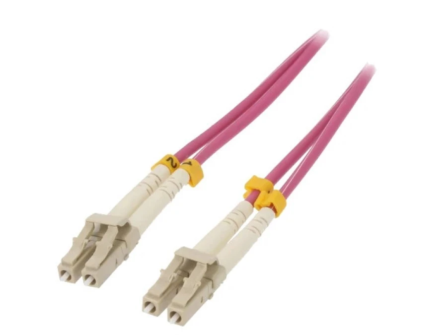Patch cord światłowodowy OM4 LC/UPC,z obu stron 1m LSZH 54343 – QOLTEC ...