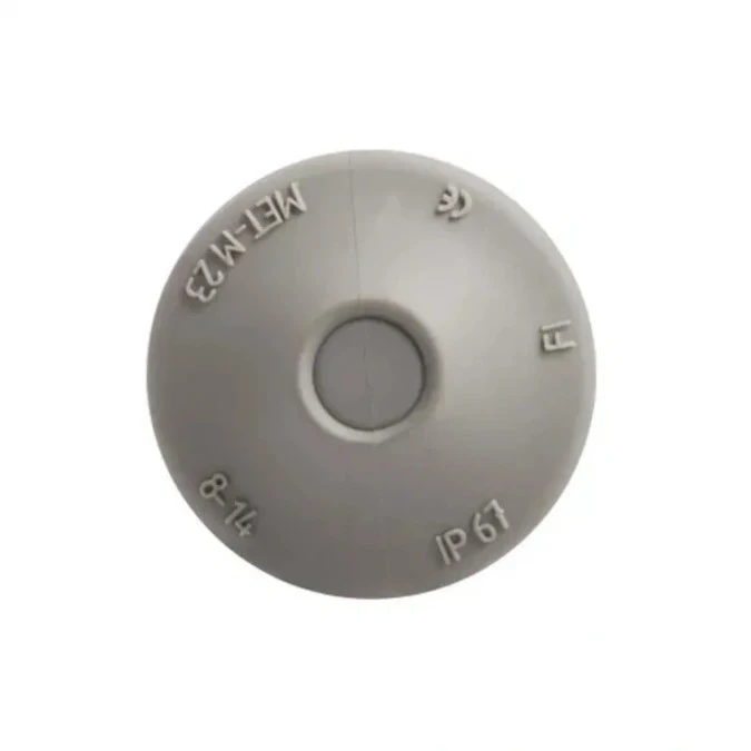 Dławica kablowa MET-M23 IP67 - szara – HT HI TECH POLYMERS | TIM SA