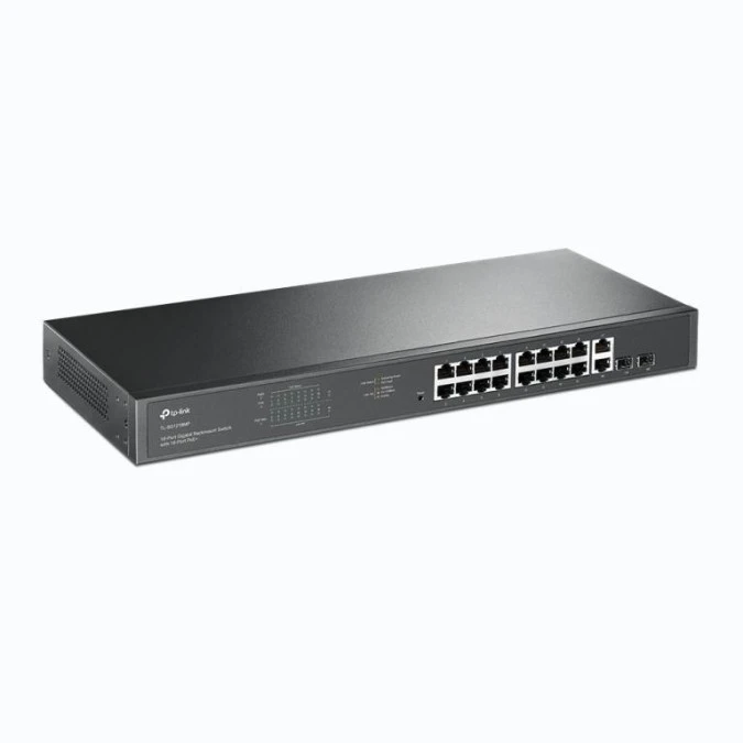 Switch 19 RACK 18x port RJ45 (Gigabit Ethernet 1000Mb/s, w tym 16x PoE+ ...