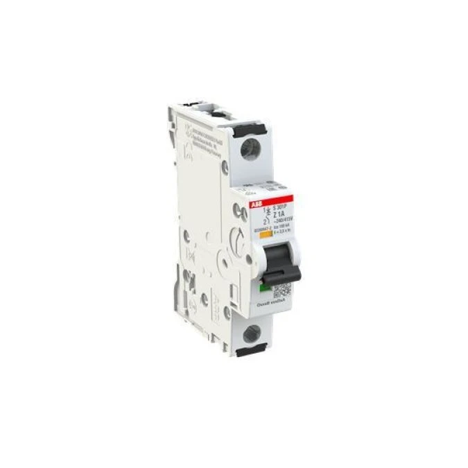 Wyłącznik nadprądowy 1P char. Z 1A 25kA AC S301P-Z1 2CDS381001R0218 ...