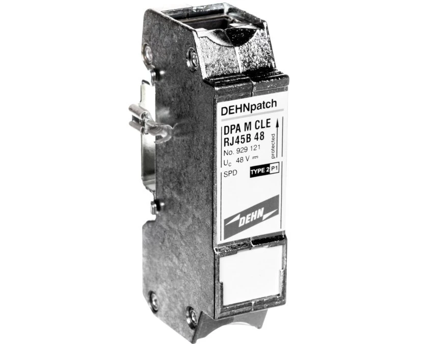 IDWS☆System Down Maxi Cap Ogranicznik przepięć DEHNpatch CLE, adapter gniazdo RJ45