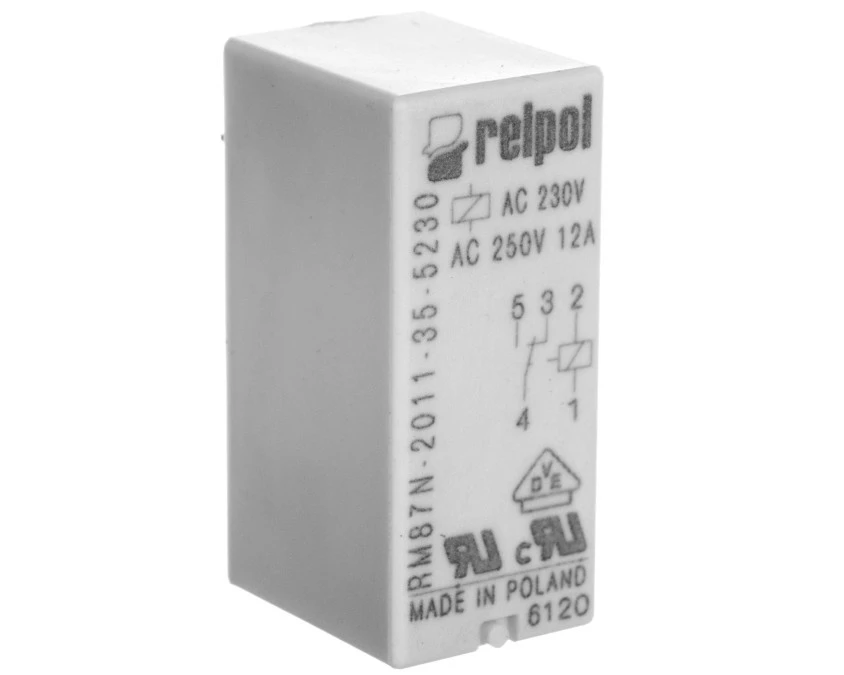Przekaźnik miniaturowy 1P 12A 230V AC PCB AgNi RM87N-2011-35-5230 ...