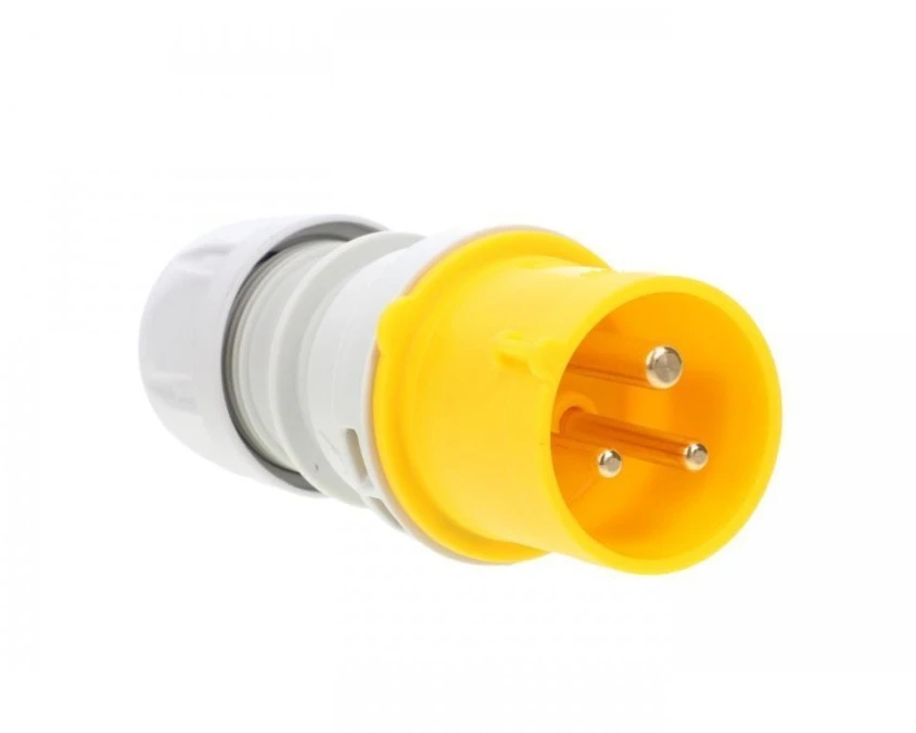 ちー Wtyczka przenośna 16A 3P 110V żółta IP44 SHARK 013-4 – PCE