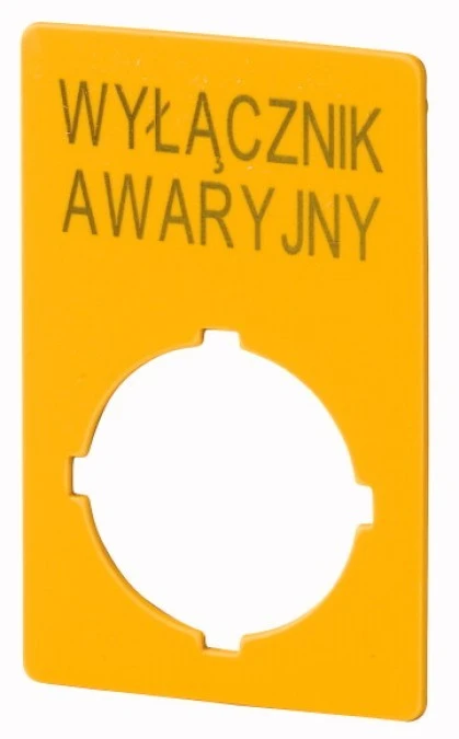 Szyld do przycisków awaryjnych PL M22-XZK-PL99 167637
