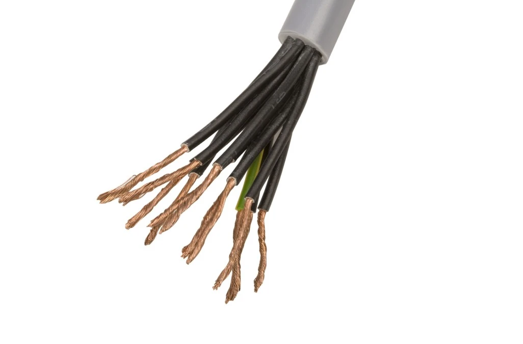10 meter Lapp 0028312 LiYY stuurkabel 12x0,25 mm² I signaalkabel 12-aderig I soldeerkabel voor printplaat I gegevenskabel I LED-verlengkabel I gegevensleiding