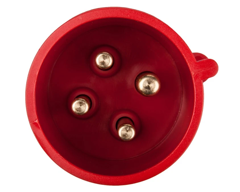 アクセサリー toa Wtyczka przenośna 32A 4P 400V czerwona IP44 TURBO SHARK 024-6TT
