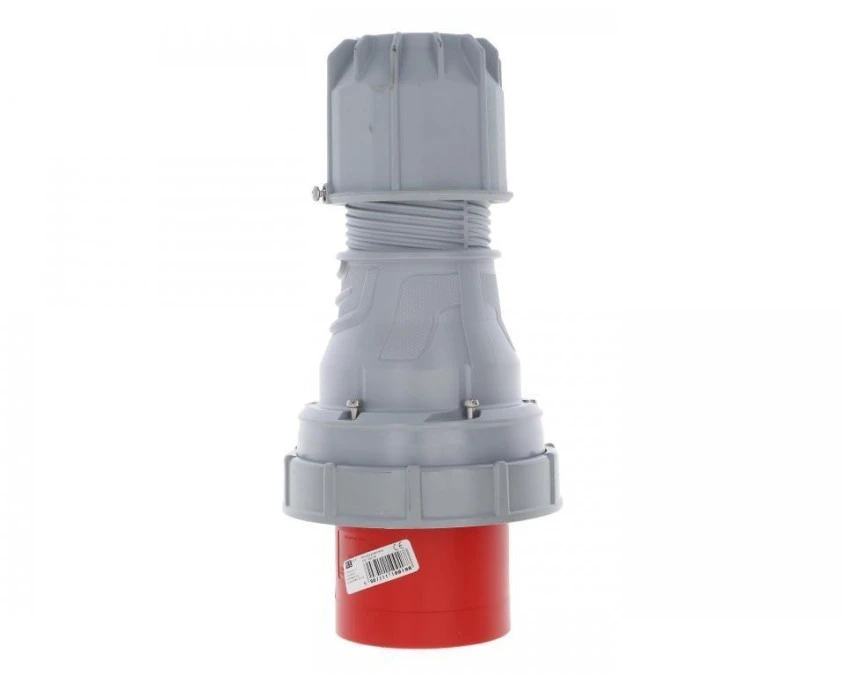Wtyczka przenośna 125A 5P 400V czerwona IP67 POWER TWIST 045