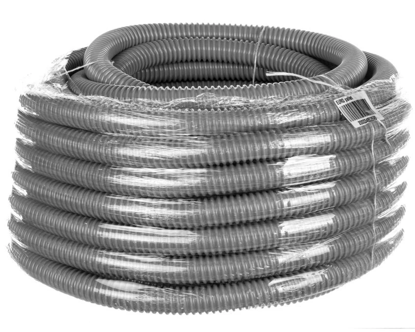 Rura ochronna karbowana PVC SILVYN EL 25x30,5 ciemnoszara 61747400 /30m ...