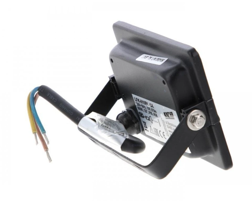 NAŚWIETLACZ LED SMD KASTEL 10W 6000K 850LM IP65 CZARNY – BEMKO | TIM SA