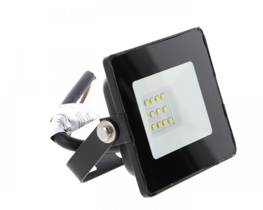 NAŚWIETLACZ LED SMD KASTEL 10W 6000K 850LM IP65 CZARNY – BEMKO | TIM SA