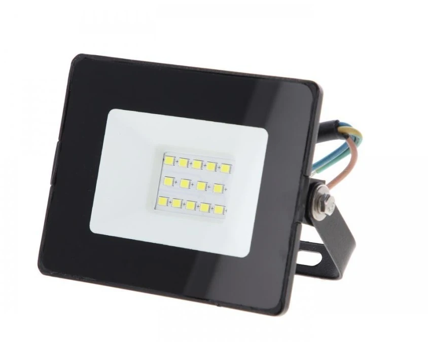 NAŚWIETLACZ LED SMD KASTEL 10W 6000K 850LM IP65 CZARNY – BEMKO | TIM SA