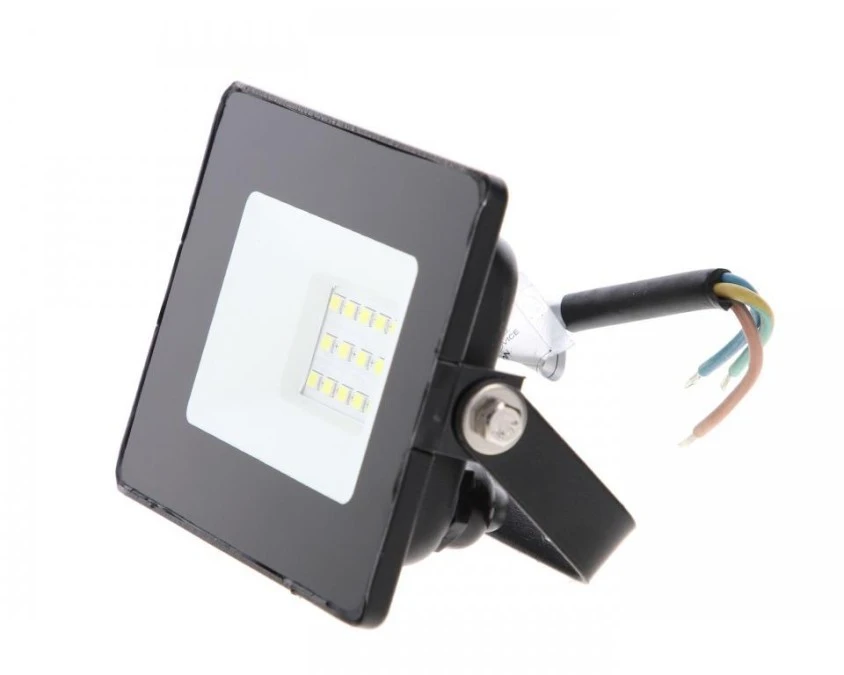NAŚWIETLACZ LED SMD KASTEL 10W 6000K 850LM IP65 CZARNY – BEMKO | TIM SA