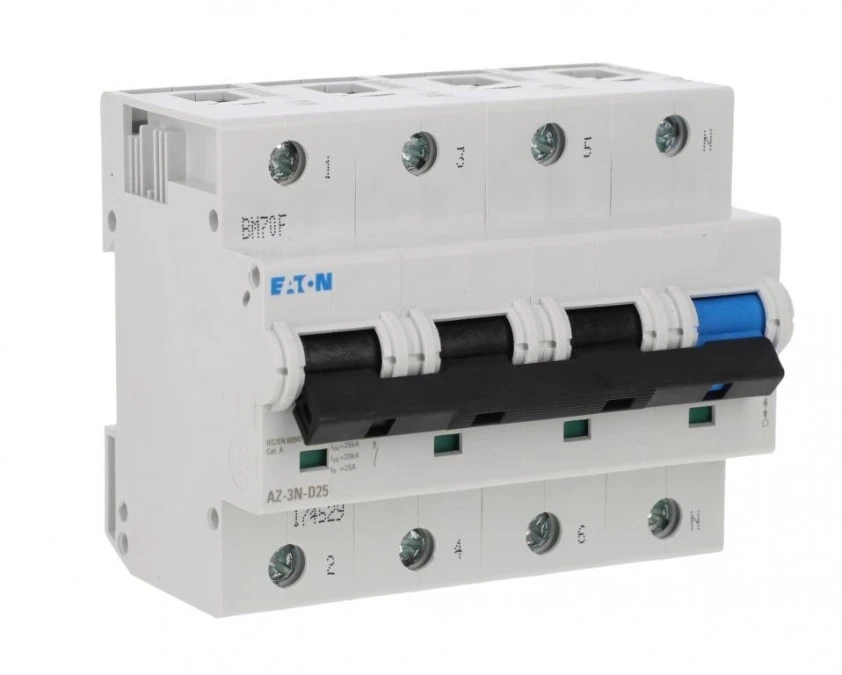 Wyłącznik nadprądowy 3P+N D 25A 25kA AC AZ-3N-D25 174529 – EATON | TIM SA