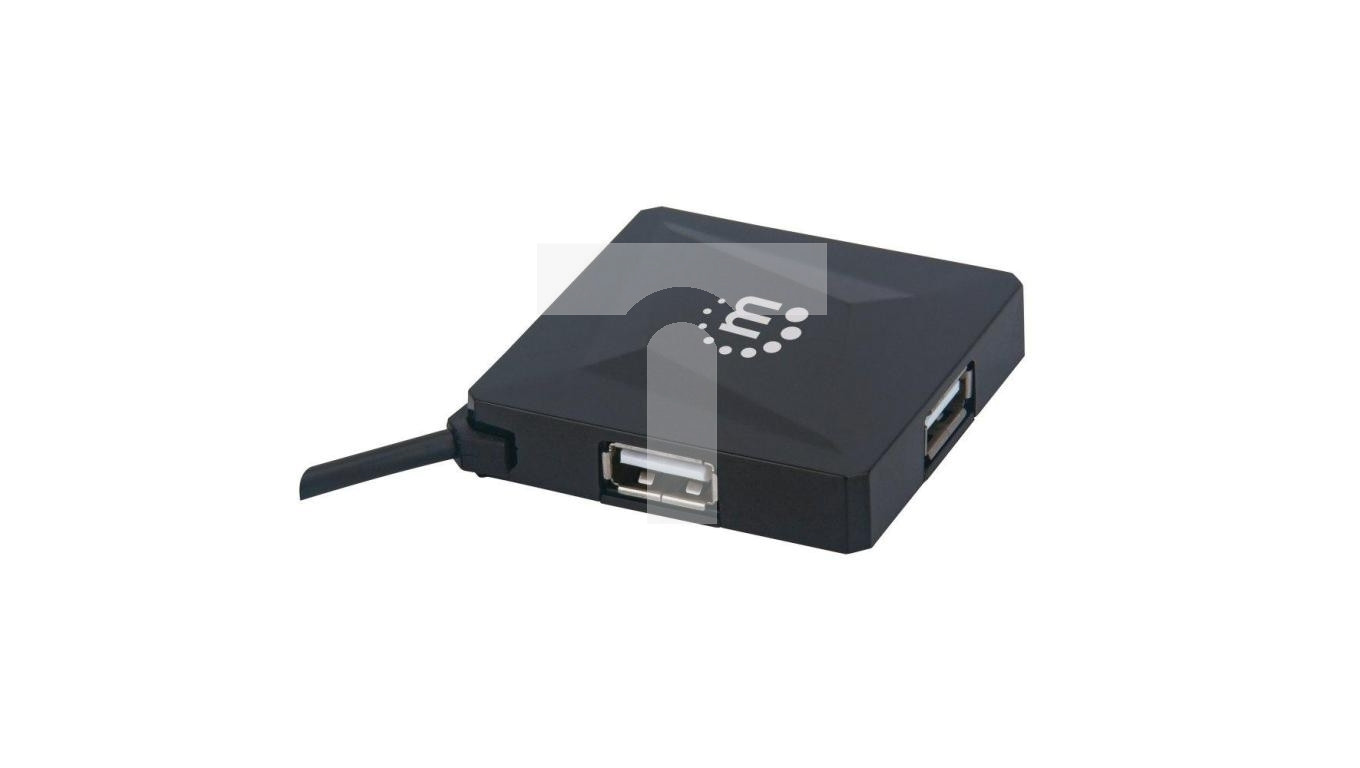 4-Portowy Hub USB 2.0 z Kablem USB-A 60cm