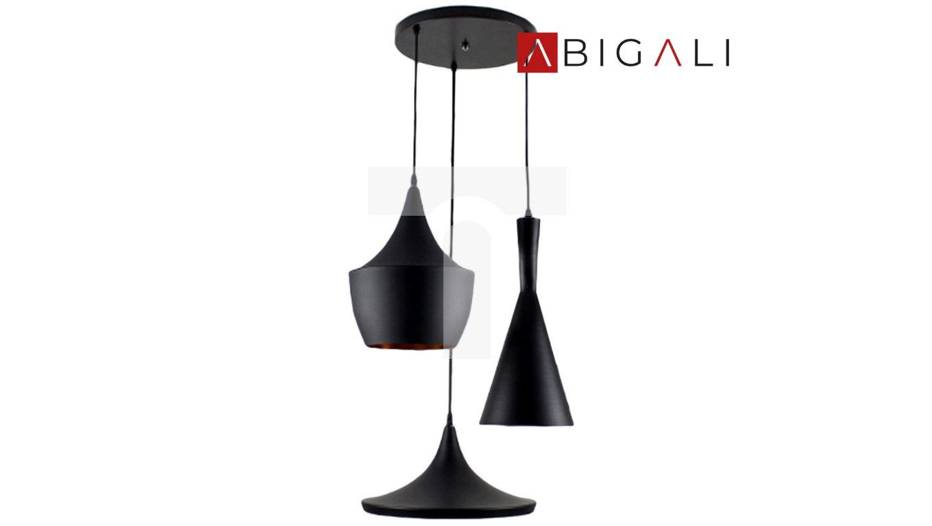 Abigali Lampa wisząca Round 3 60 cm, ABIGALI-CHZ3B-E27