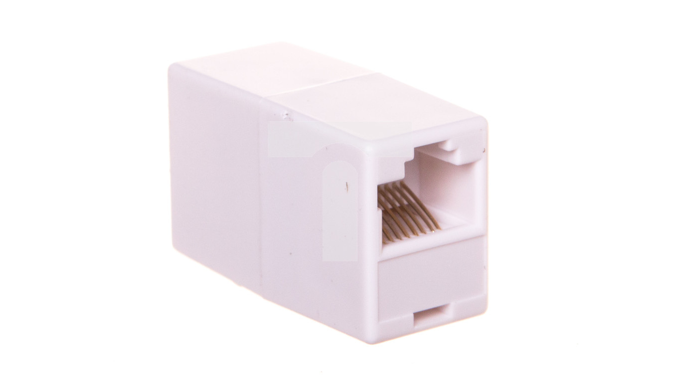 Prechodka Rj45 Adapter / przelotka RJ45/RJ45 kat. 5e biały (AT-A 8/8) – ASSMANN ...