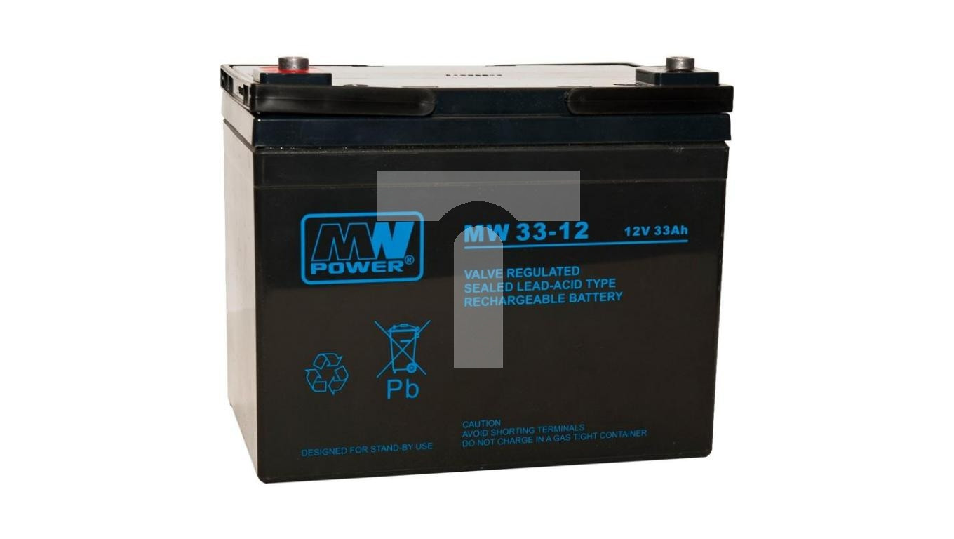 Akumulator AGM 12V 33Ah (197x131x159mm) MW 33-12