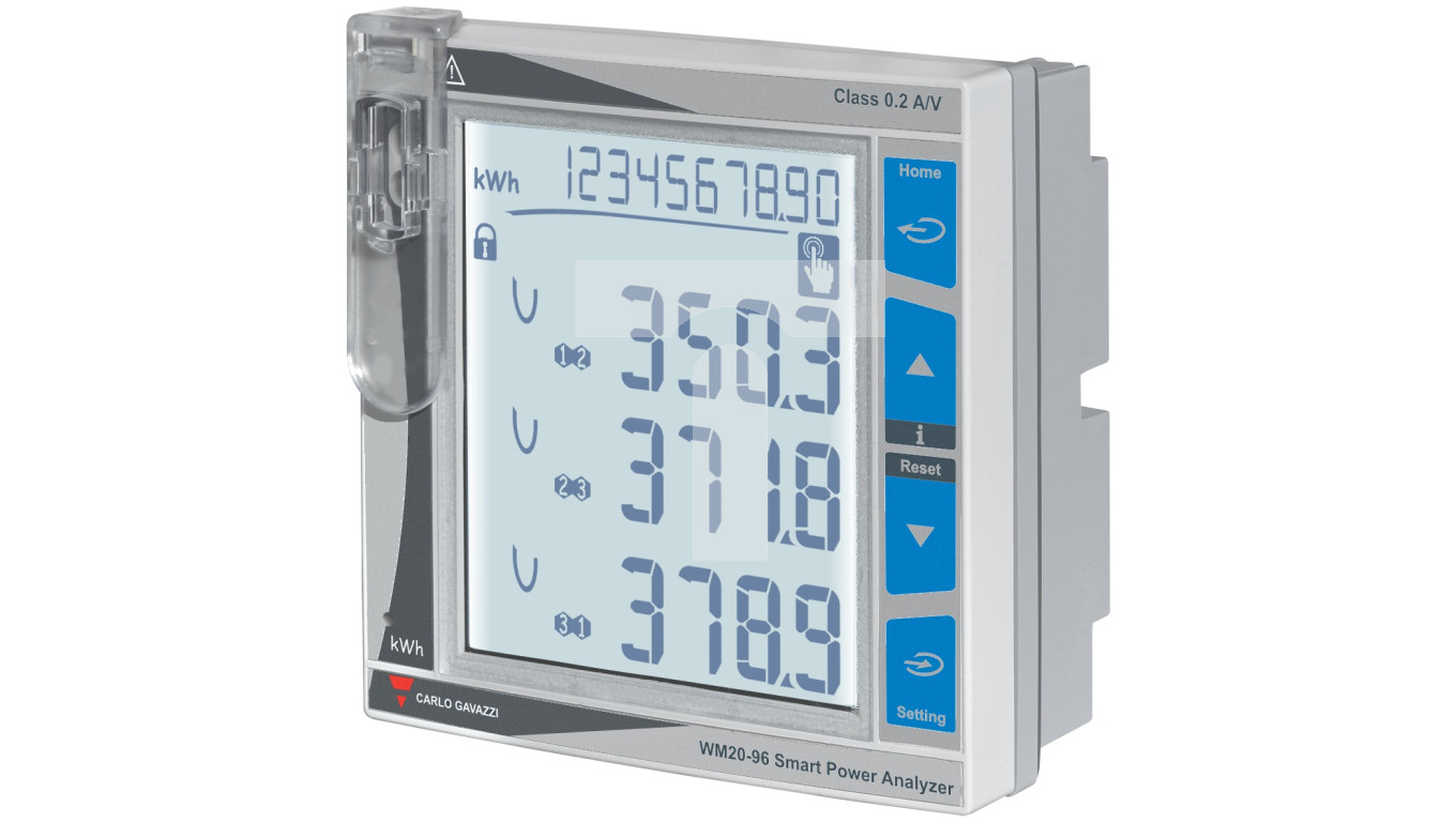 Analizator parametrów sieci 3-fazowy 380/690V styki pomocnicze 100-240V ...