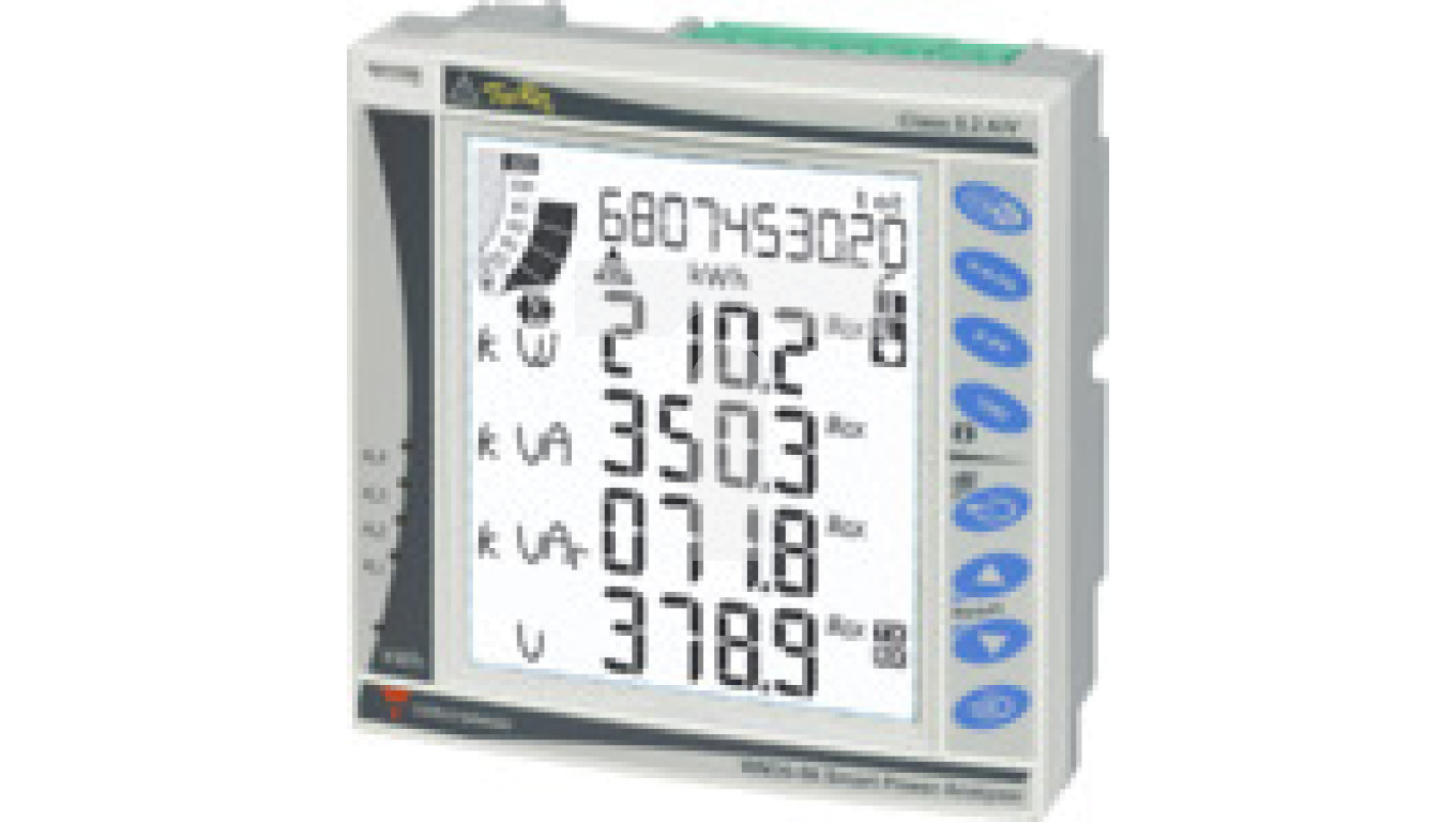 Analizator parametrów sieci 3-fazowy 400/690V 1(2)A styki pomocnicze 100-240V AC/DC WM30AV53H