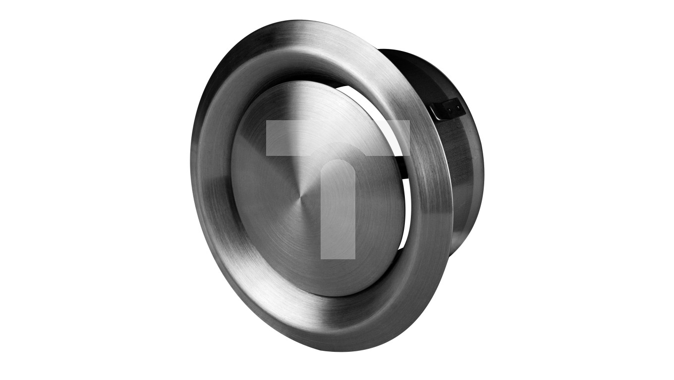 Anemostat metalowy nierdzewny fi 100 AUN100 Awenta TIM SA