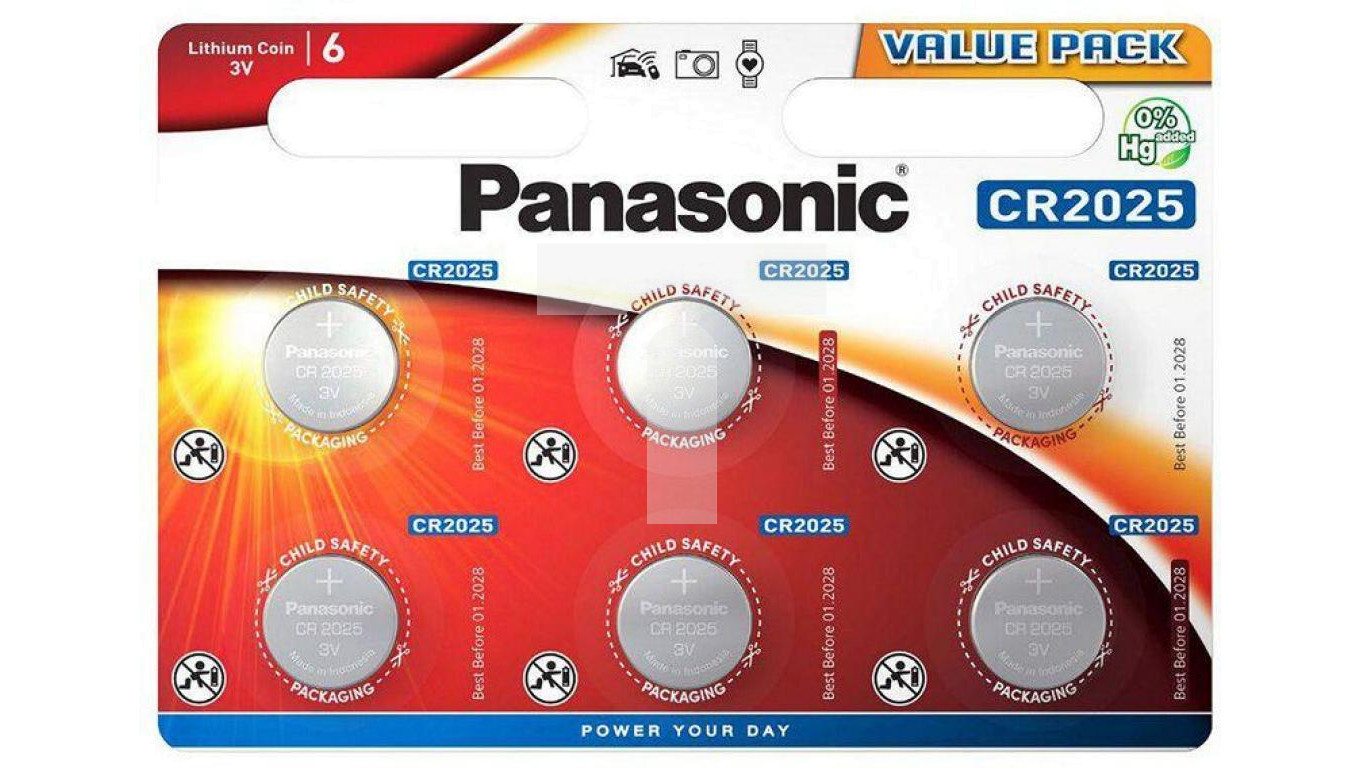 Bateria (CR2025) PANASONIC PANASONIC TIM SA