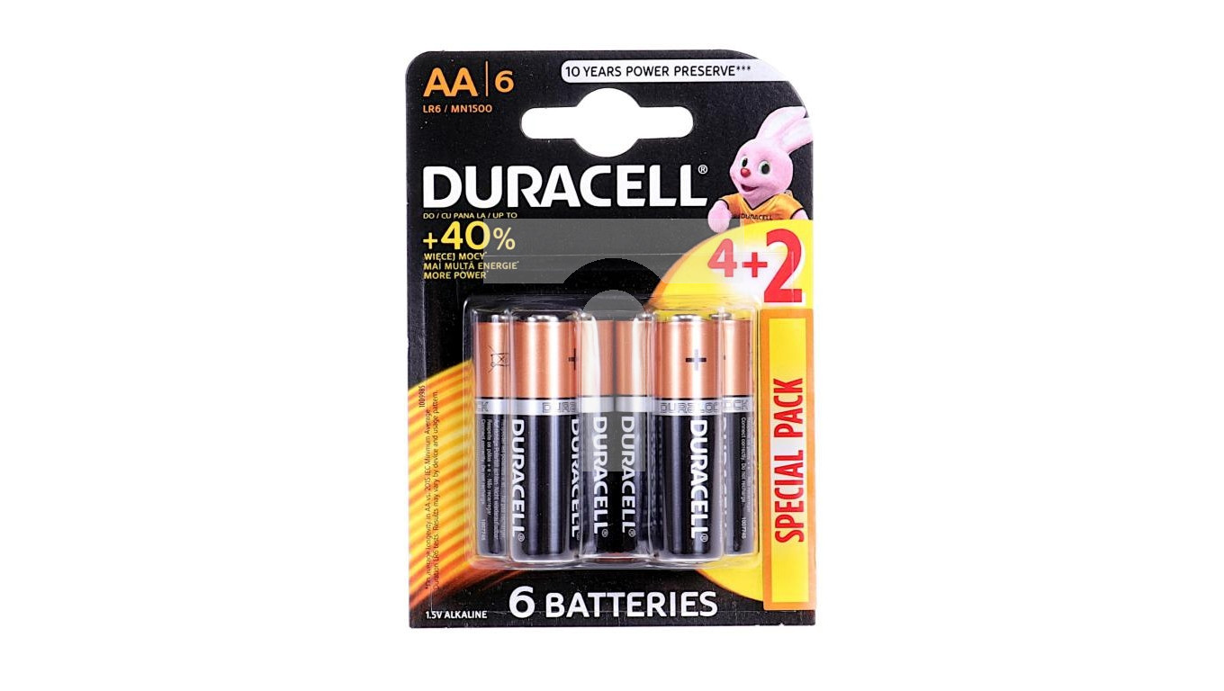 Bateria alkaliczna LR6 / AA Basic DURACELL 5840053 /6szt./